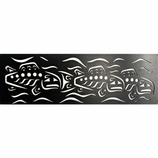 CORE LANDSCAPE PRODUCTS Sockeye Salmon Run Decorative Privacy Screen PVC 2' x 6'