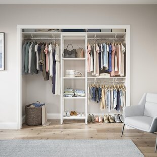 CLOSETS BY LIBERTY 48'' - 91.9686'' Closet System (Can Be Cut To Fit)