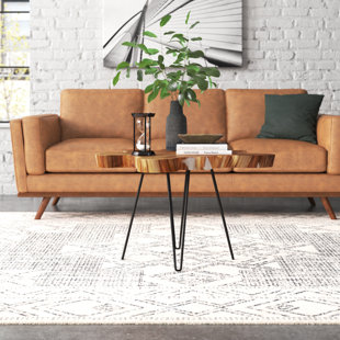MILLWOOD PINES Solid Wood Top Coffee Table