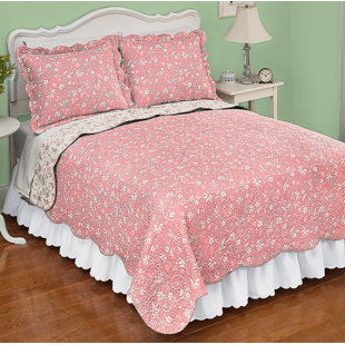 WINSTON BRANDS Floral Rose Floral Quilt