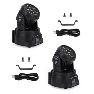 THE PARTY AISLE™ 70W Moving Head Stage Light For Dj Disco Party (Set of 2)