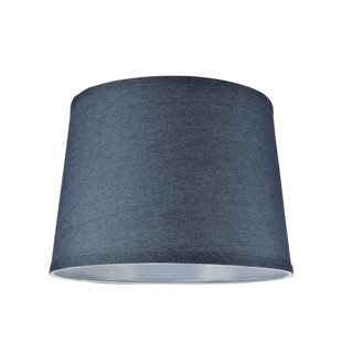 ASPEN CREATIVE CORPORATION 10" H Denim Fabric Empire Lamp Shade ( Spider ) in Dark Blue