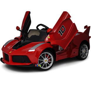 Americas Toys Project Ride On Car With Scissor Doors, Leather Seat
