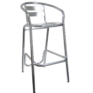 H&D RESTAURANT SUPPLY, INC. Farnum Metal Outdoor 31'' Bar Stool