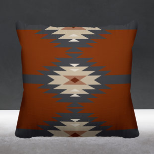 ULLI HOME Onida Indoor/Outdoor Reversible Throw Pillow