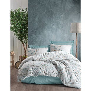 ASIR GROUP INC Cotton Floral Duvet Cover Set
