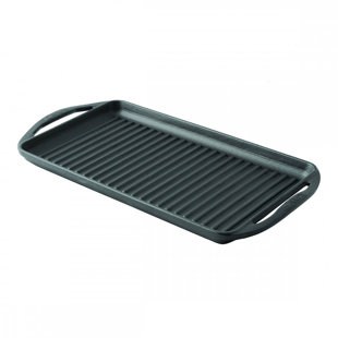 LAVA CAST IRON Lava Enameled Cast Iron Griddle Pan 16 inch-Rectangle
