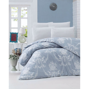 ASIR GROUP INC Cotton Floral Duvet Cover Set