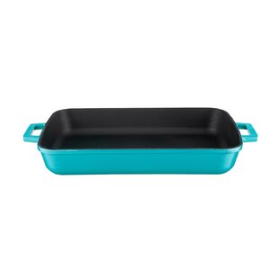 LAVA CAST IRON LAVA Enameled Cast Iron Rectangle Roasting Pan