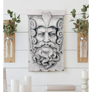 DESIGN TOSCANO Poseidon Greek God Wall Sculpture