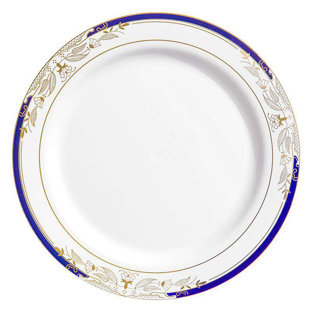 SMARTY HAD A PARTY Disposable Plastic Salad Plates for 120 Guests