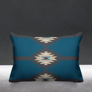 ULLI HOME Onida Indoor/Outdoor Reversible Throw Pillow
