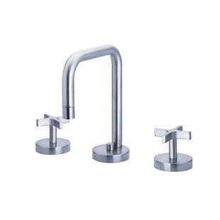 WHITEHAUS COLLECTION Metrohaus Widespread Faucet 2-handle Bathroom Faucet with Drain Assembly