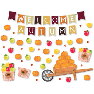 NORTHSTAR TEACHER RESOURCE Welcome Autumn Bulletin Board Set