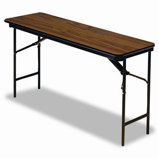 ICEBERG ENTERPRISES Wood Folding Tables Rectangular Folding Table