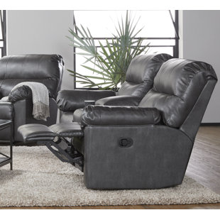 EBERN DESIGNS Maner 78'' Upholstered Reclining Loveseat