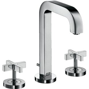 AXOR Citterio Widespread 2-handle Bathroom Faucet with Drain Assembly