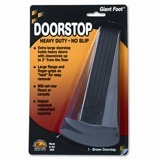 MASTER CASTER COMPANY Master Giant Foot Rubber Wedge Floor Stop