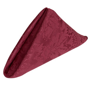 ULTIMATE TEXTILE Saxony Polyester Floral Square Napkin