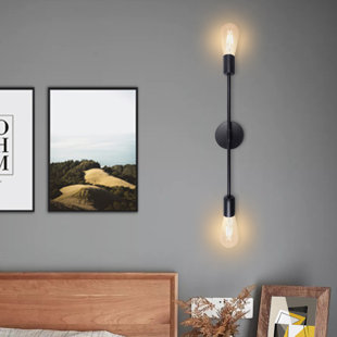 WILLISTON FORGE Abreha 2 - Light Black Armed Sconce