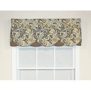 CANORA GREY Findlay Paisley Lani Petticoat 50" Wide Window Valance