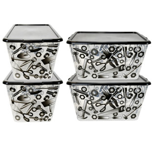 SimplyKleen Plastic Bin (Set of 4)