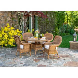 TORTUGA OUTDOOR Sea Pines Glass 4 - Person Dining Table