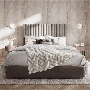 INSPIRED HOME CO. Cozy Tyme Quinten Soft and Quality Fabric Knit Throw 50" x 60"
