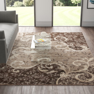 CANORA GREY Tunay Viscose Chocolate/Ivory Rug