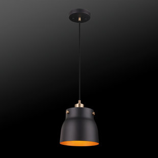 BREAKWATER BAY Alatorre 1 - Light Black Single Pendant