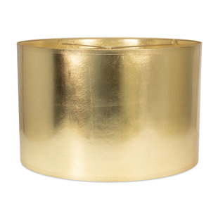 COUTURE, INC. Foil Acrylic Paper Drum Lamp Shade