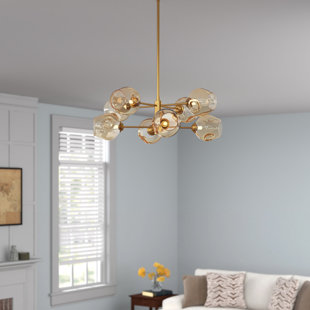 ETTA AVENUE™ Helen 8 - Light Dimmable Sputnik Chandelier