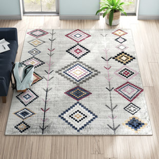 VIV + RAE™ Spurgeon Tribal Native Grey Area Rug