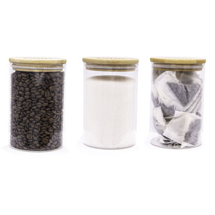 MASTERS & BURRELL Glass Jar - Set of 3