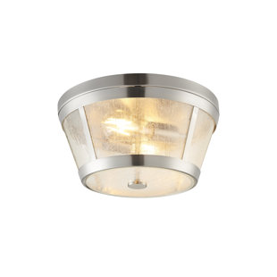 BROMI DESIGN Parker 2 Light 13.78' Diameter Flushmount Mount Ceiling Fixture
