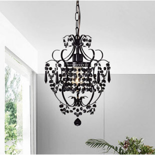 ROSDORF PARK Chleo Crystal Dimmable Drum Chandelier
