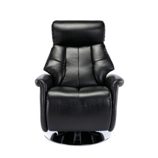 PROGRESSIVE FURNITURE INC. Relax-R Faux Leather Swivel Recliner