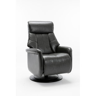 PROGRESSIVE FURNITURE INC. Relax-R Faux Leather Swivel Recliner