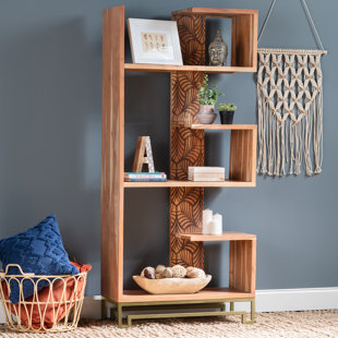 CRESTVIEW COLLECTION Parikh 32" Acacia Bookshelf, Brown