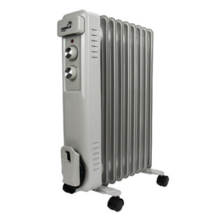 Globewolf 2000W Watt 1 BTU BTU Electric Radiator Space Heater with Adjustable Thermostat