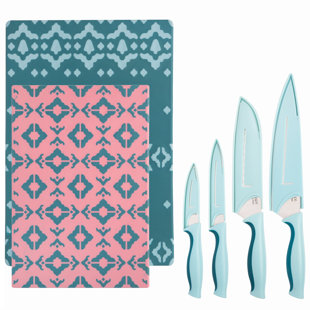 Spice By Tia Mowry 10 Piece Cutting Board And Cutlery Set
