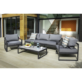 HARTMAN Vienna 3 Seat Lounge Set With Integrated Lounger