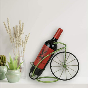 AMBER HOME GOODS Wine Bottle Rack in Green