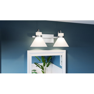 LONGSHORE TIDES Killgore 2 - Light Dimmable Polished Chrome Vanity Light