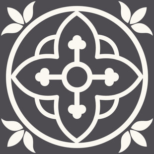 MI ALMA 6" x 6" Vinyl Peel & Stick Field Tile (Set of 24)