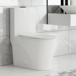 SWISS MADISON St. Tropez One Piece Elongated Toilet Dual Vortex Flush