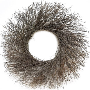 DRIED FLOWERS AND WREATHS LLC Handcrafted Dried Twig 22'' Wreath