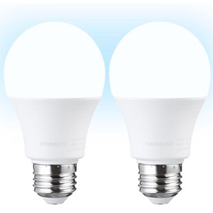 TORCHSTAR LED Ultra-bright A19 Light Bulb 15W(100W Equiv.) 5000k Daylight, E26/Medium Base (Set of 2)