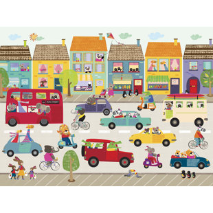 ZOOMIE KIDS Mcguire Transportation Canvas Art