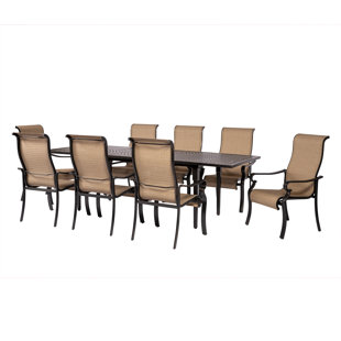 BRAYDEN STUDIO® Sweeten Rectangular 8 - Person Outdoor Dining Set